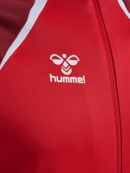 Kinder Hummel Lead 2.0 Trainingsjacke - True red/Maroon